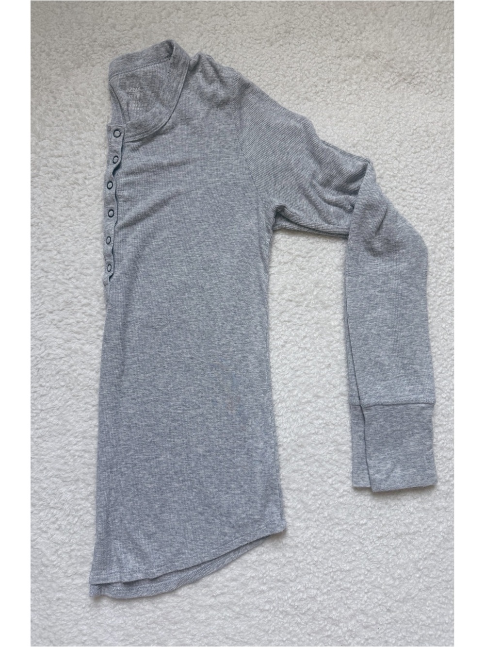 aerie | Henley Long Sleeve T Shirt - Picture 3 of 8